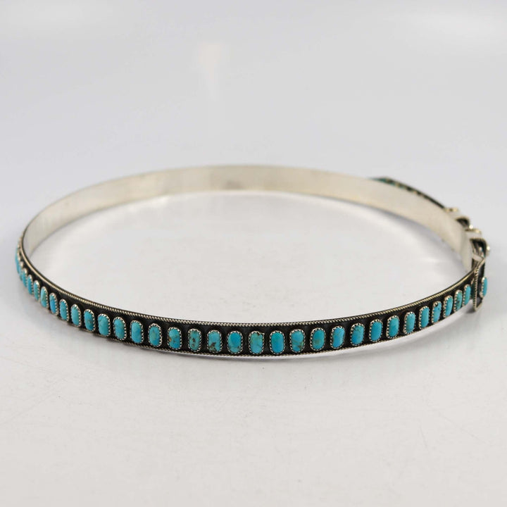 Kingman Turquoise Hat Band by James Freeland - Garland&