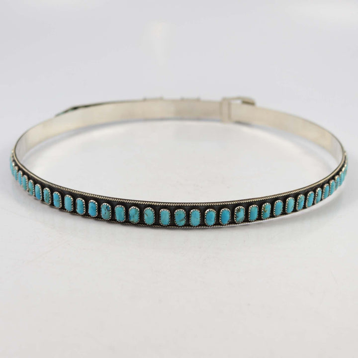 Kingman Turquoise Hat Band by James Freeland - Garland&