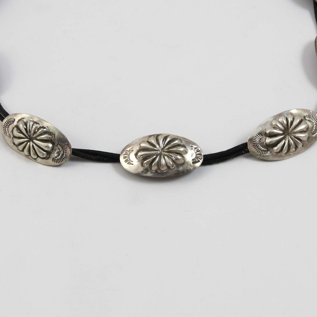 Silver Concha Hat Band by Jed Deutschman - Garland&