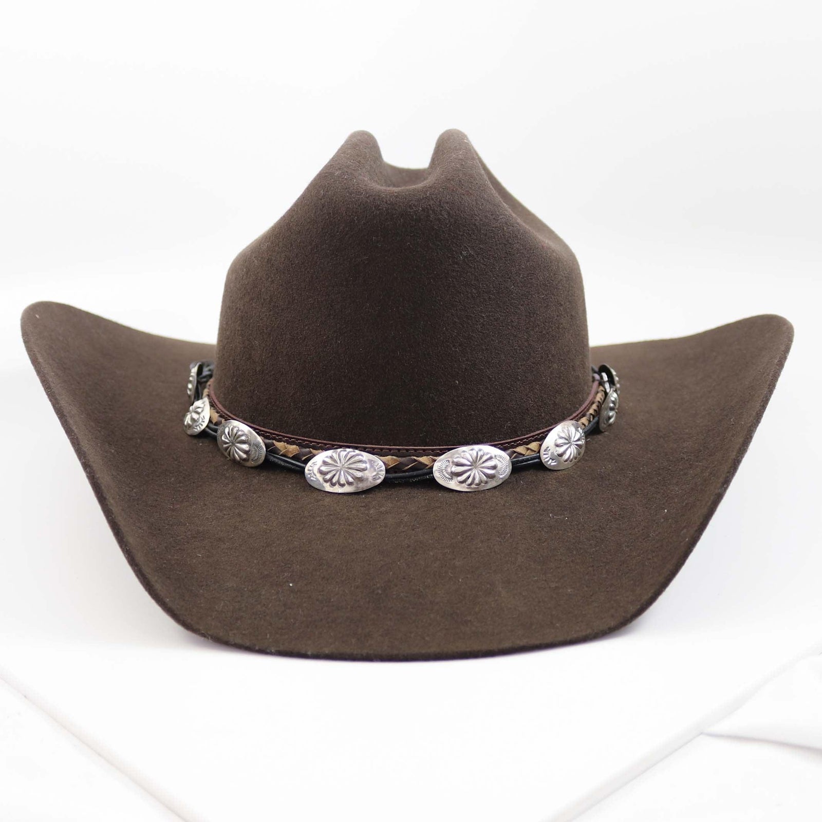 Silver Concha Hat Band by Jed Deutschman - Garland's