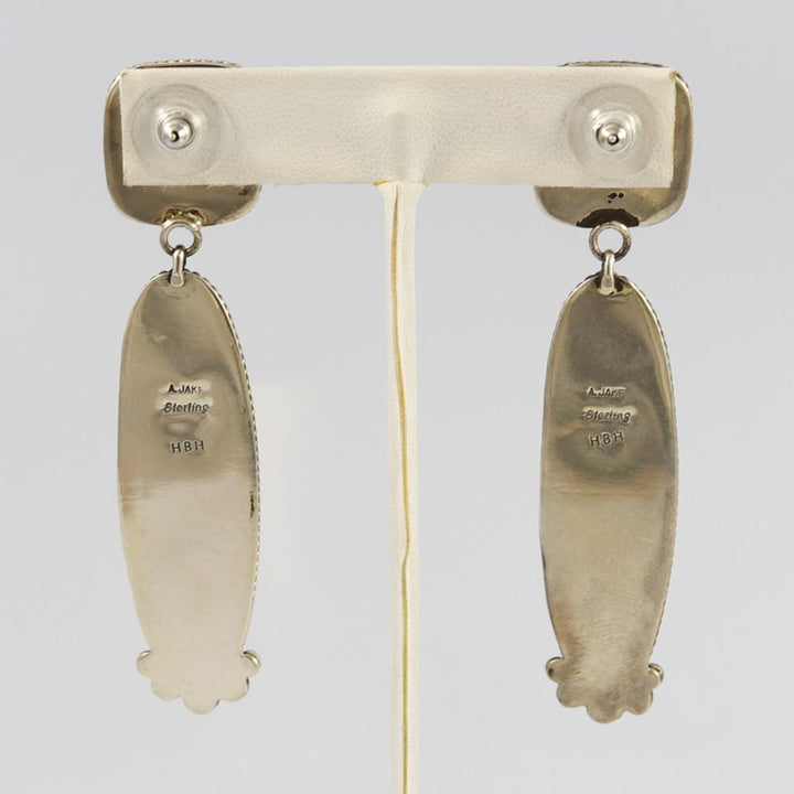 スギライトとターコイズのイヤリング