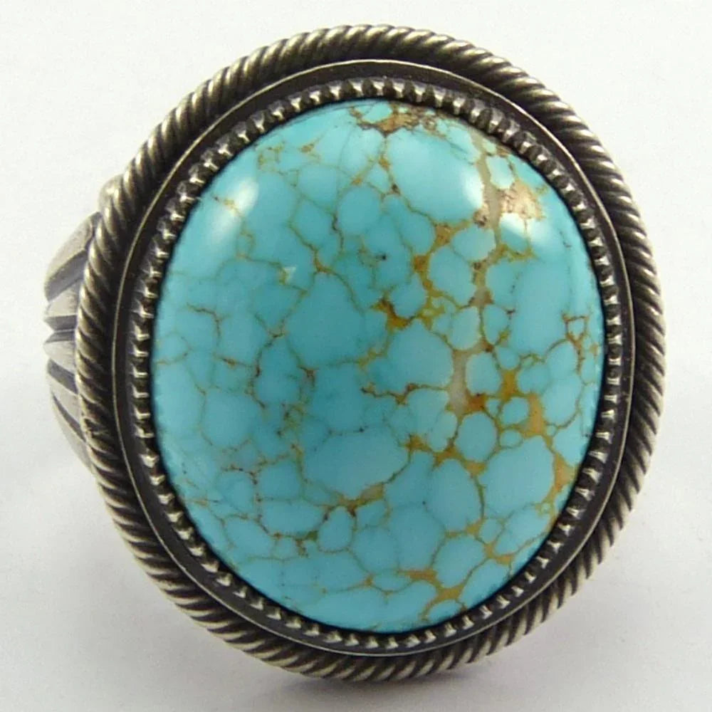Number Eight Turquoise Ring