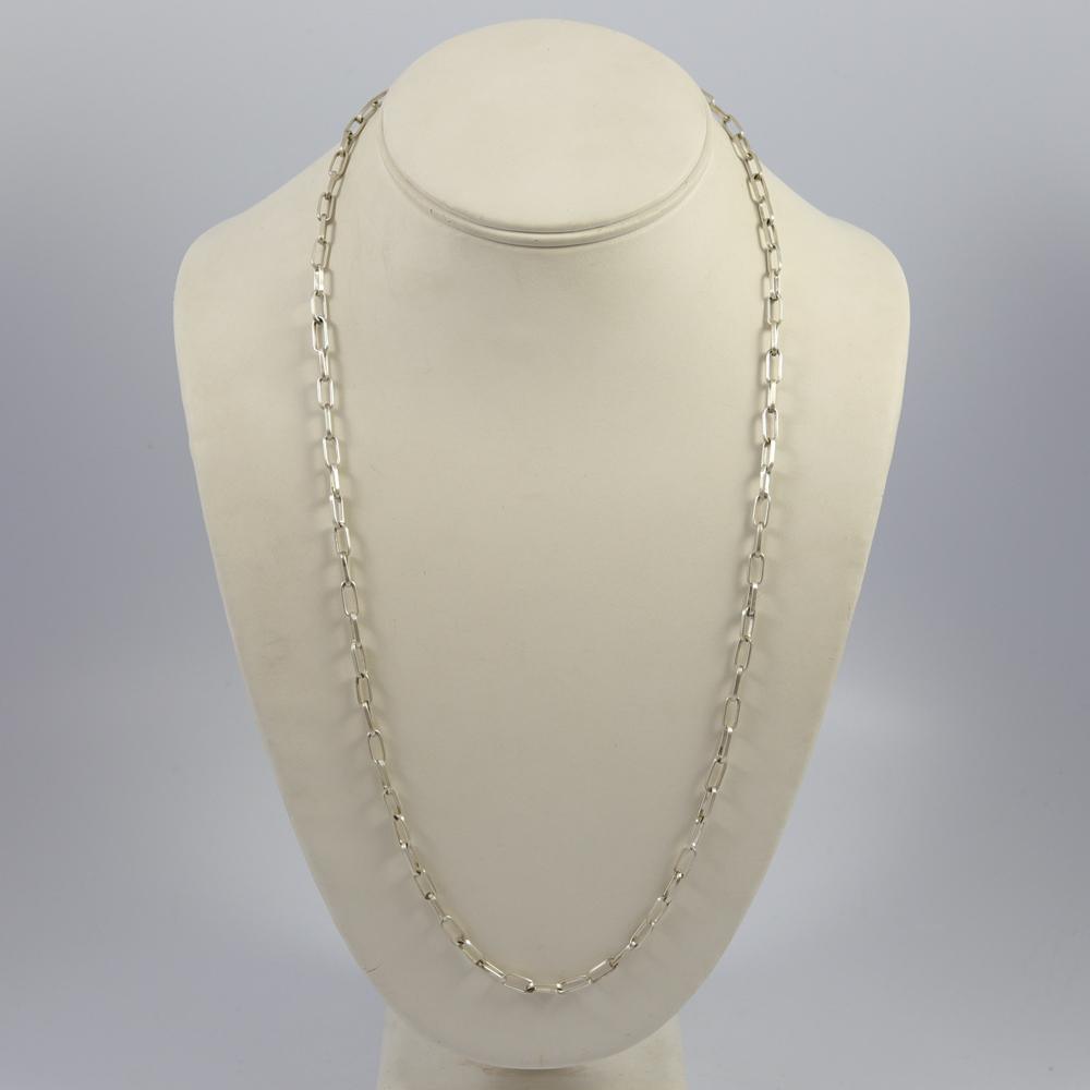 Hopi Chain Necklace (18ga., 24") by Loren Kootswatewa - Garland's