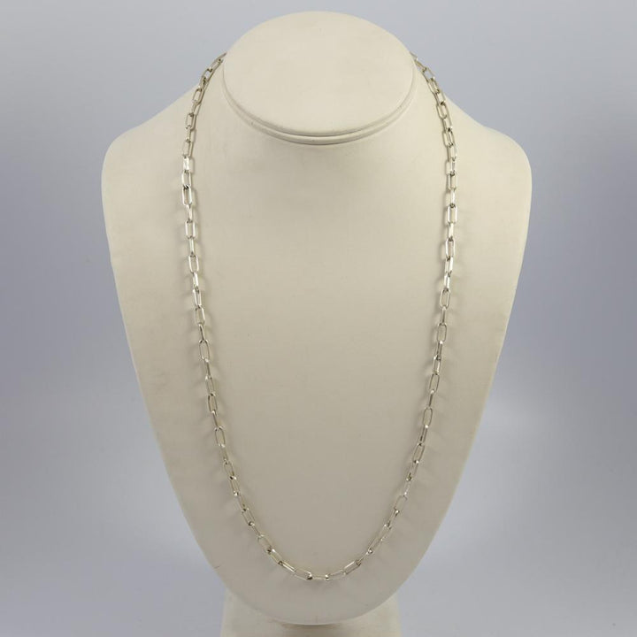 Hopi Chain Necklace (18ga., 24") by Loren Kootswatewa - Garland's