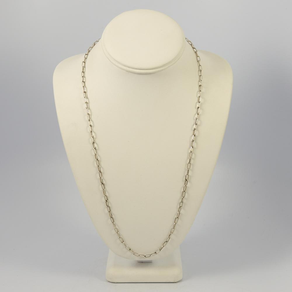 Hopi Chain Necklace (20ga., 24") by Loren Kootswatewa - Garland's