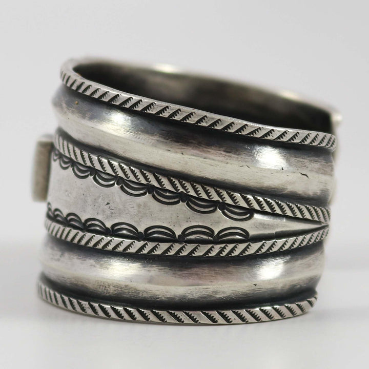 Apache Blue Turquoise Cuff by Jesse Robbins - Garland's