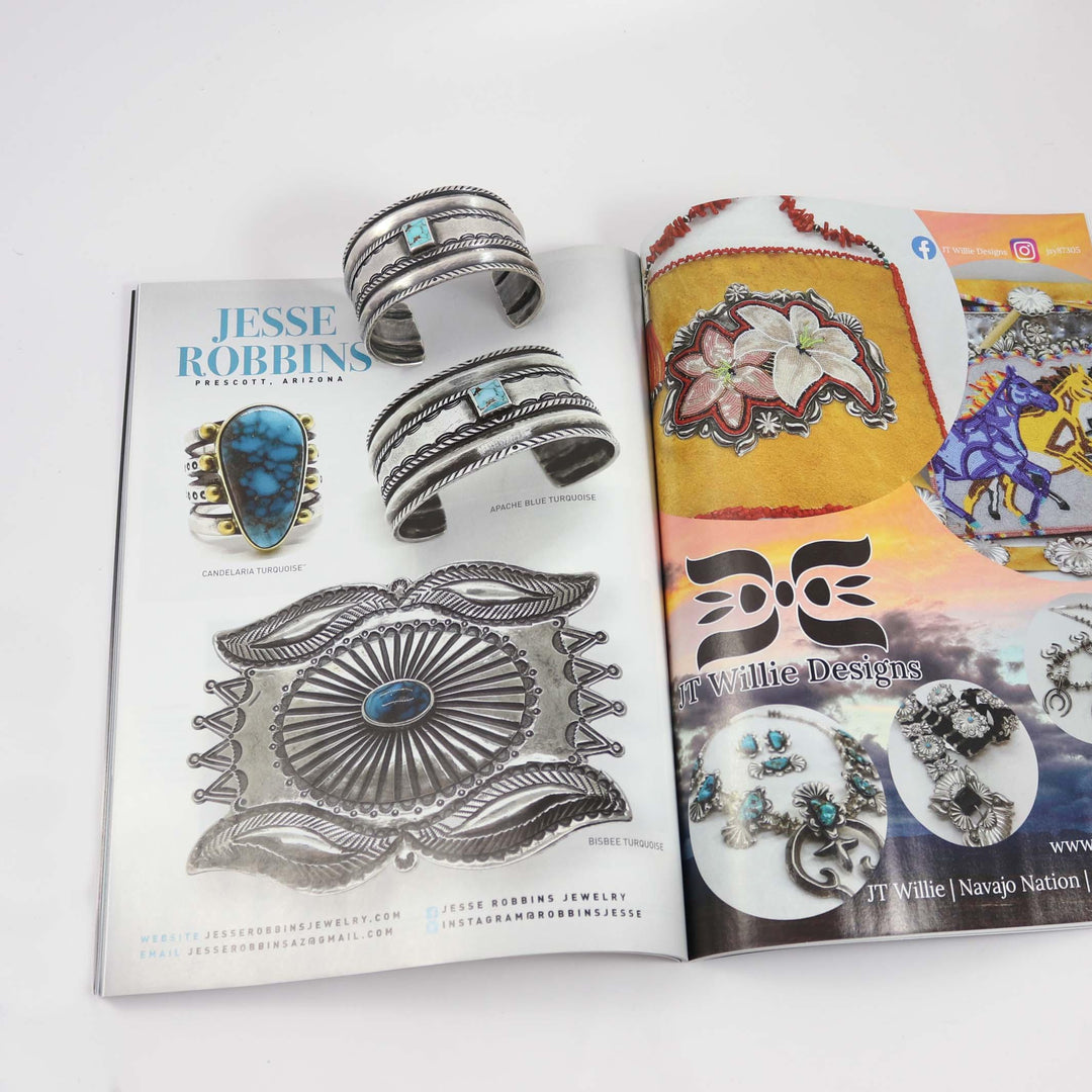 Apache Blue Turquoise Cuff by Jesse Robbins - Garland's