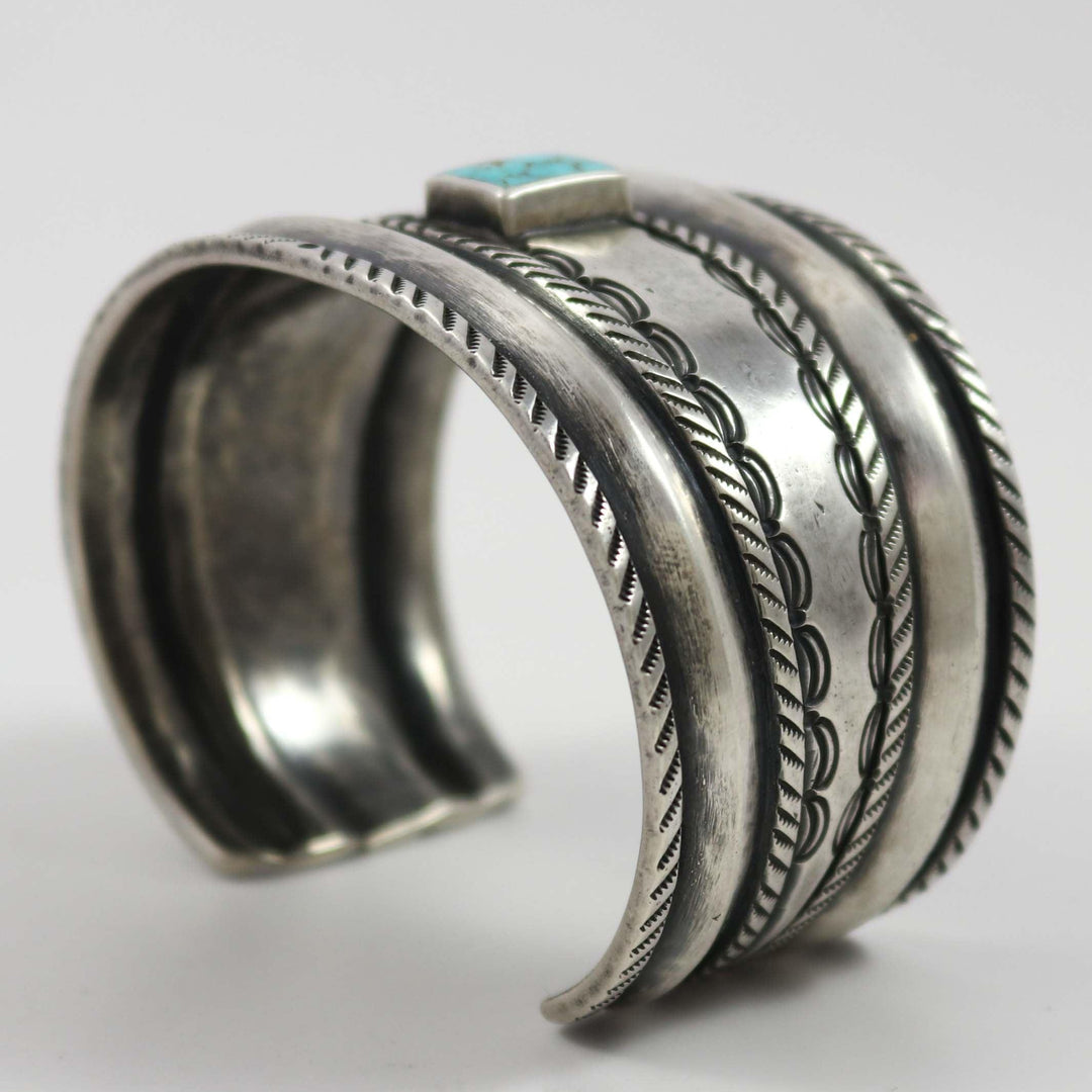 Apache Blue Turquoise Cuff by Jesse Robbins - Garland's