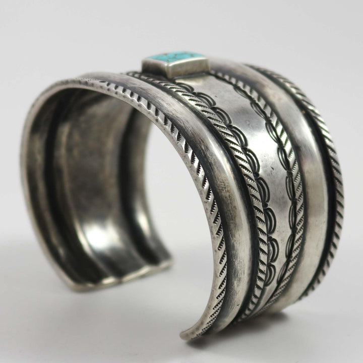 Apache Blue Turquoise Cuff by Jesse Robbins - Garland's