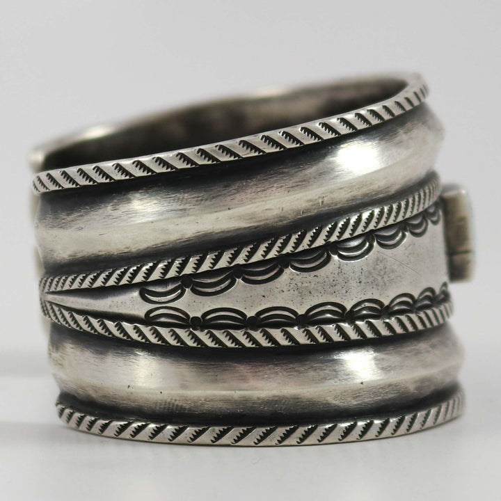 Apache Blue Turquoise Cuff by Jesse Robbins - Garland's