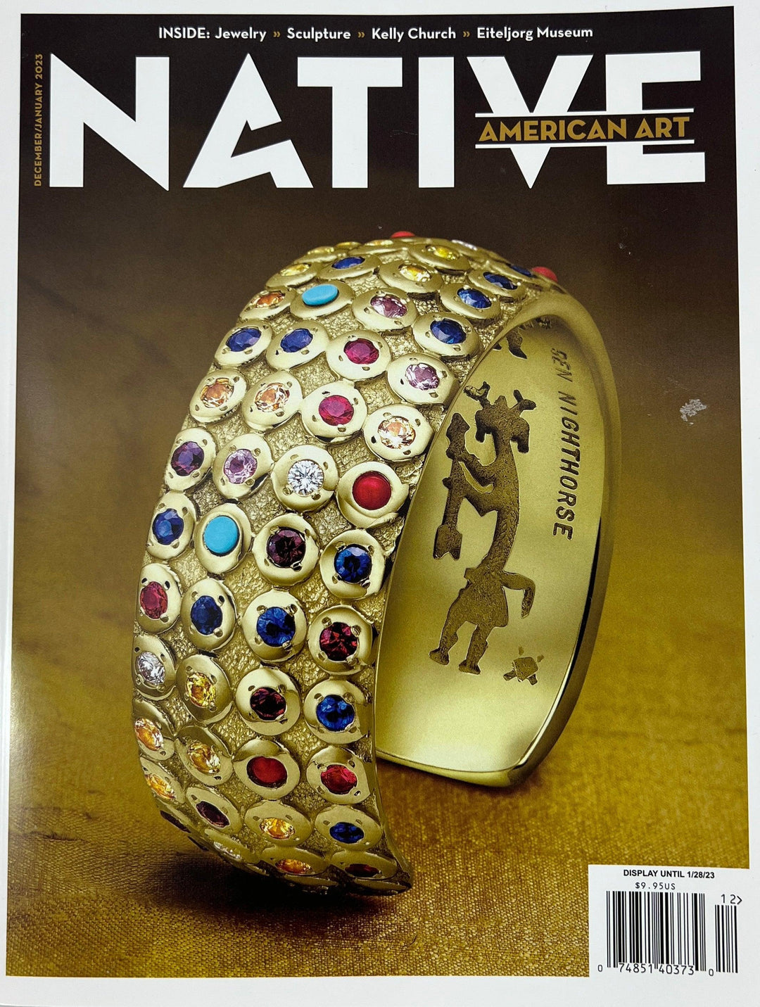 Apache Blue Turquoise Cuff by Jesse Robbins - Garland's