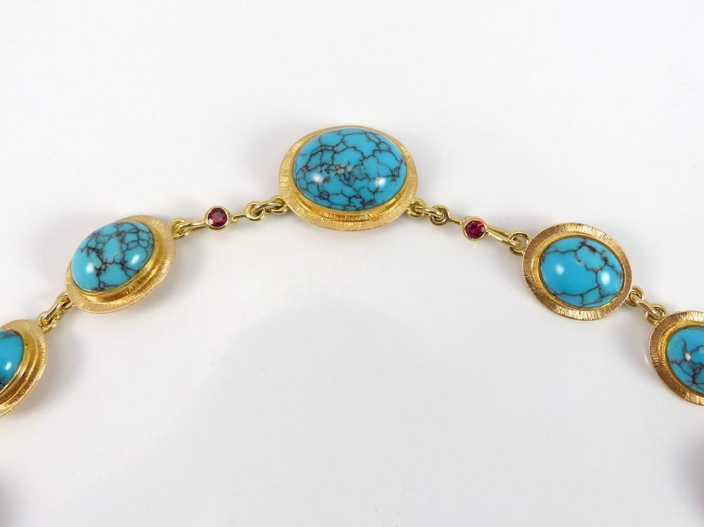 "Blue Maiden" Necklace by Larry Vasquez - Garland's