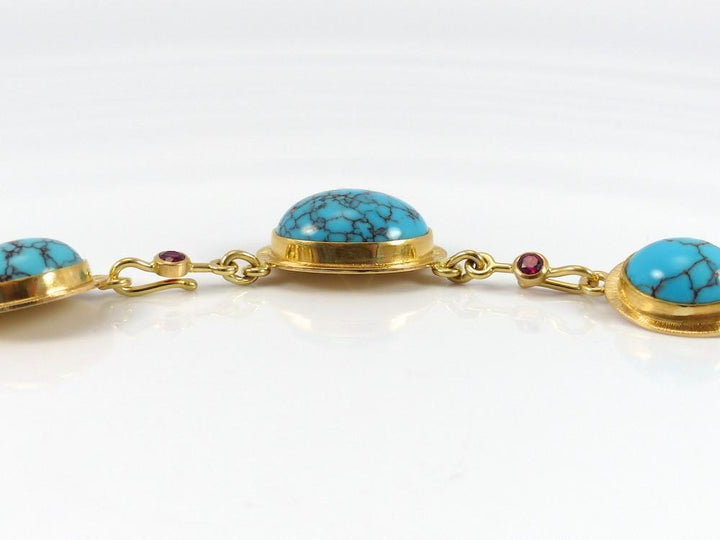 "Blue Maiden" Necklace by Larry Vasquez - Garland's