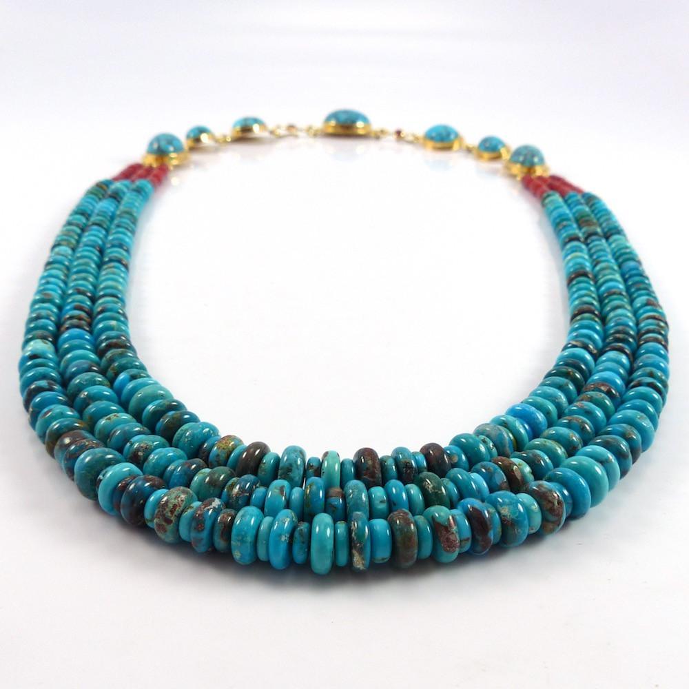 "Blue Maiden" Necklace by Larry Vasquez - Garland's
