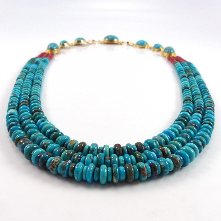 "Blue Maiden" Necklace by Larry Vasquez - Garland's