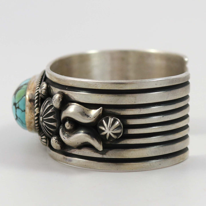 Blue Moon Turquoise Cuff by Albert Jake and Bruce Eckhardt - Garland's