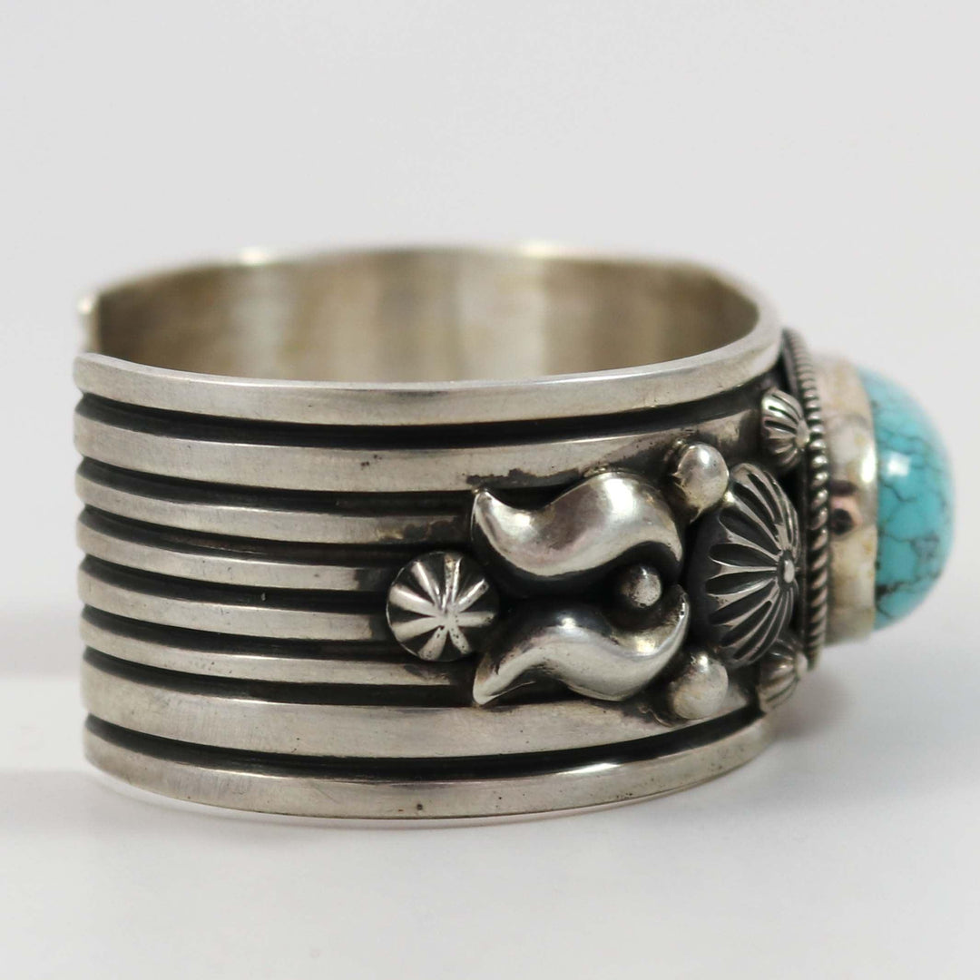 Blue Moon Turquoise Cuff by Albert Jake and Bruce Eckhardt - Garland's