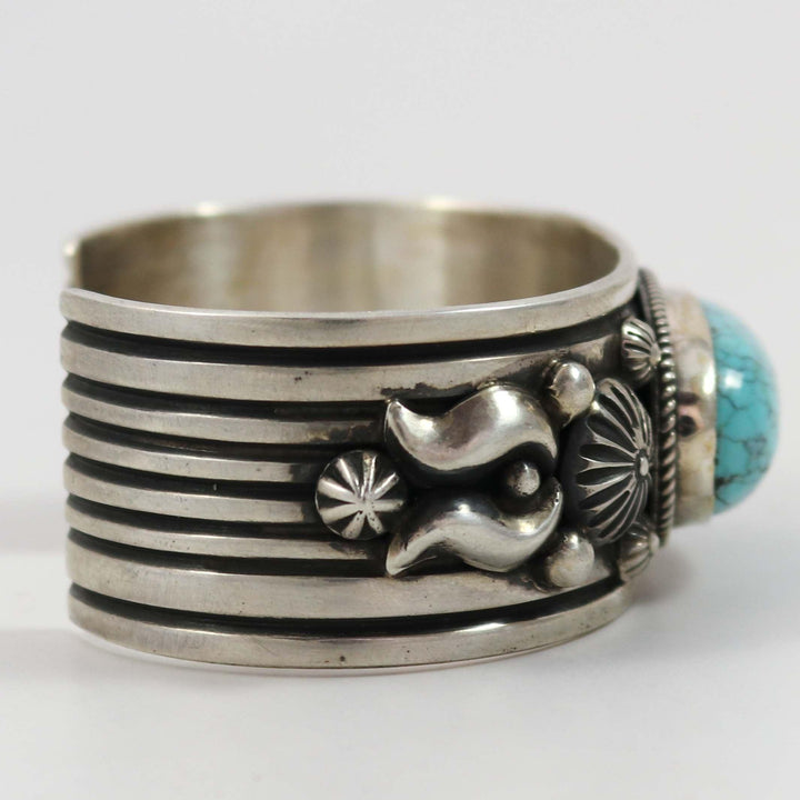 Blue Moon Turquoise Cuff by Albert Jake and Bruce Eckhardt - Garland's