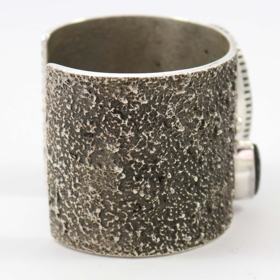 Cast Turquoise Cuff by Edison Cummings - Garland's