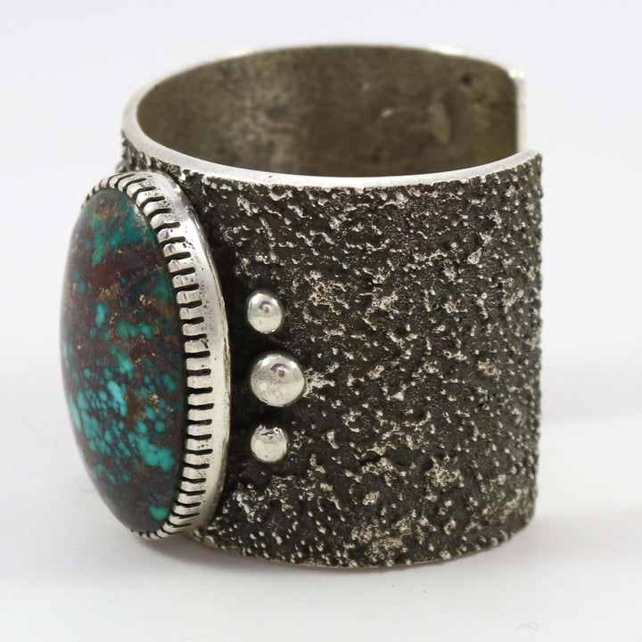 Cast Turquoise Cuff by Edison Cummings - Garland's