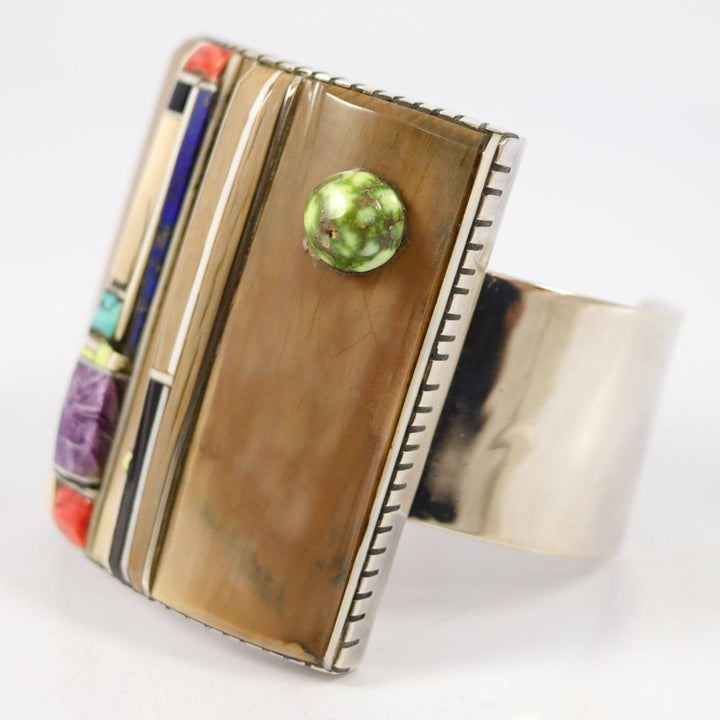 Colorful Inlay Cuff by Don Staats - Garland's