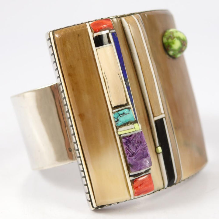 Colorful Inlay Cuff by Don Staats - Garland's
