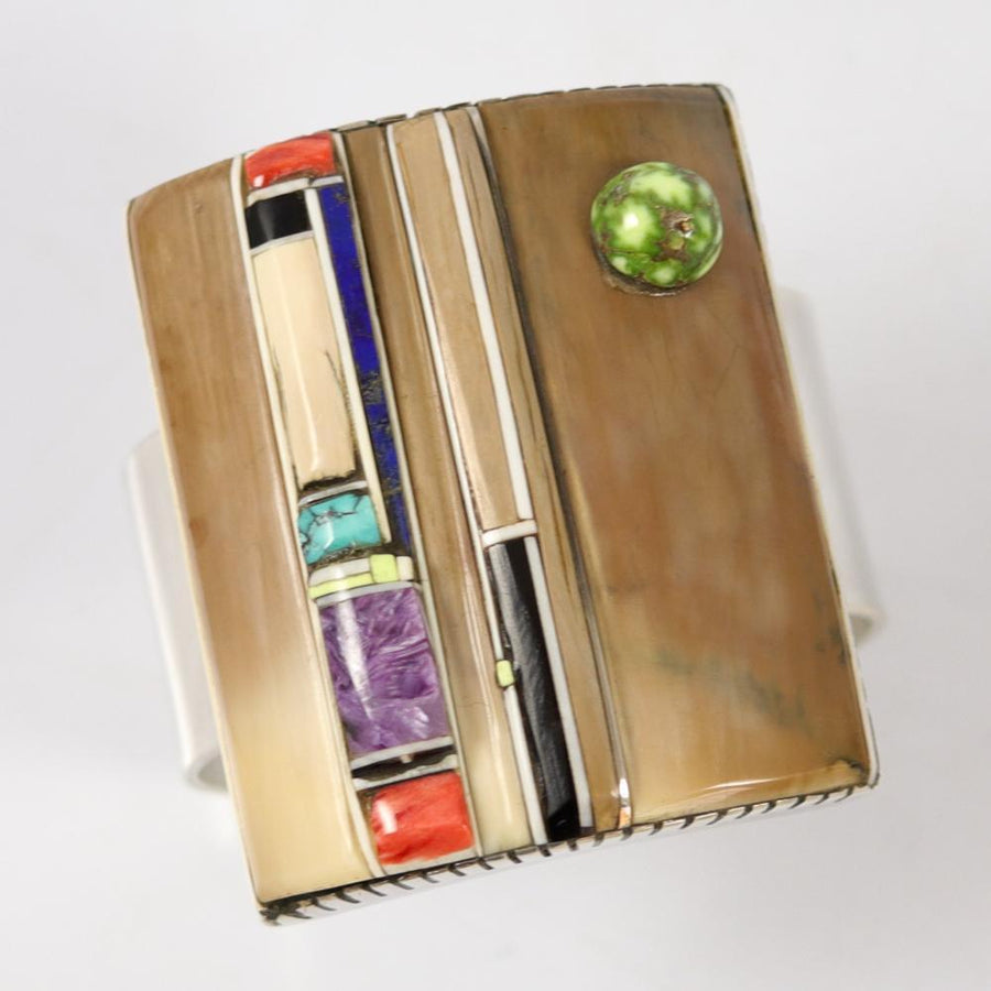 Colorful Inlay Cuff by Don Staats - Garland's