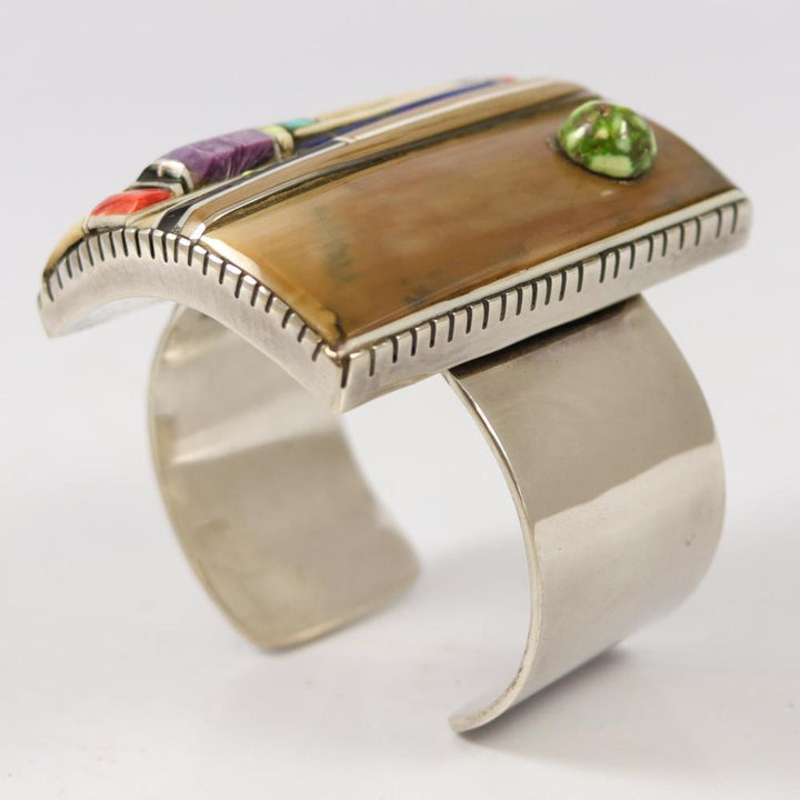 Colorful Inlay Cuff by Don Staats - Garland's