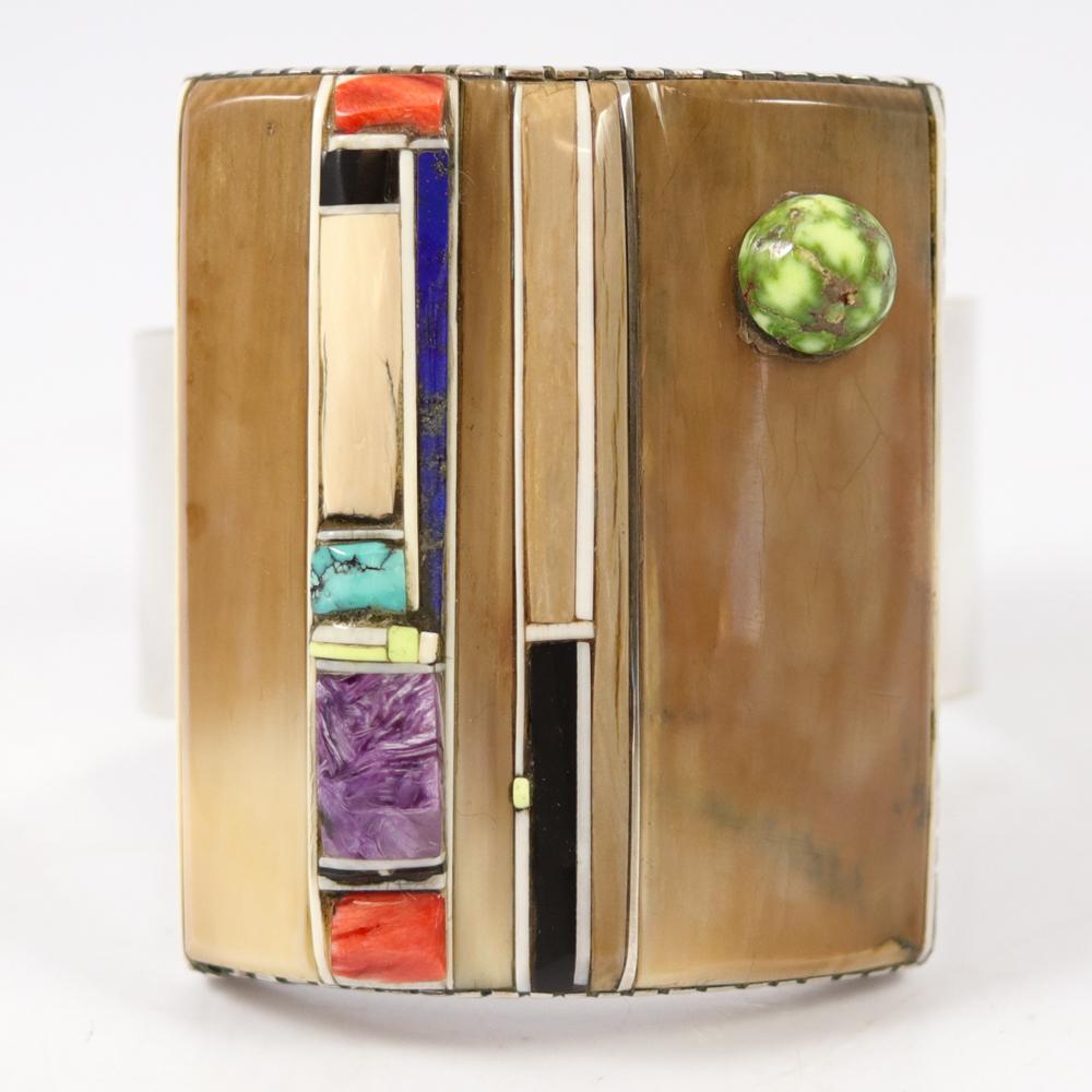 Colorful Inlay Cuff by Don Staats - Garland's