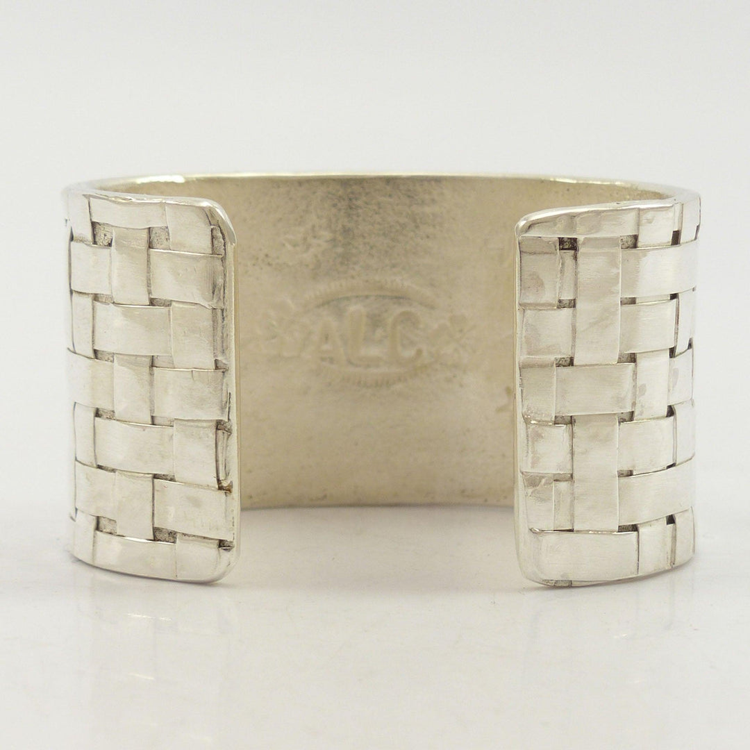 Coral Basket Weave Cuff by Alethia Little Crawford - Garland's
