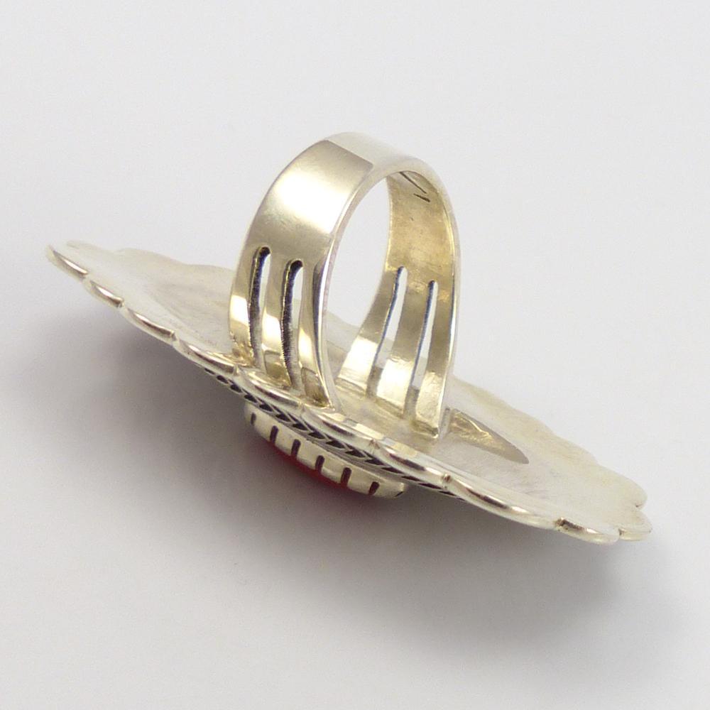 Coral Concha Ring by Fidel Bahe - Garland's
