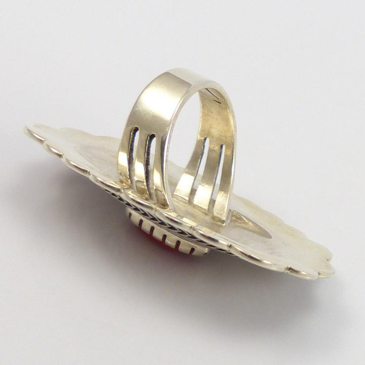 Coral Concha Ring by Fidel Bahe - Garland's