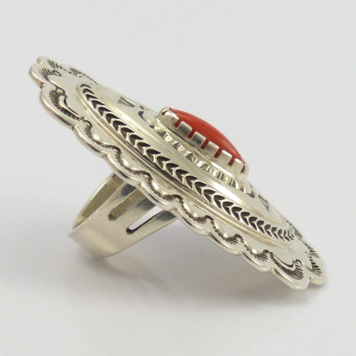 Coral Concha Ring by Fidel Bahe - Garland's