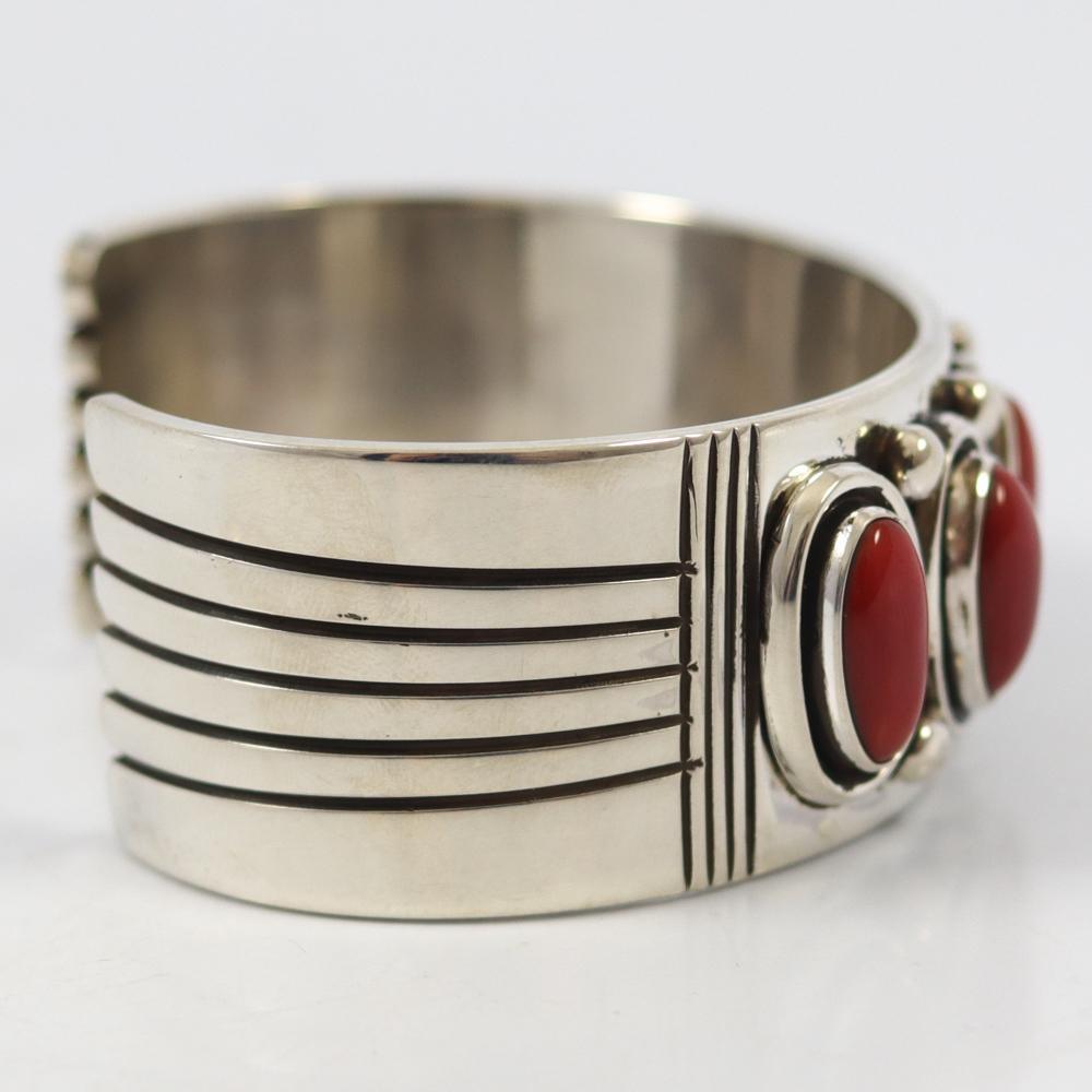 Coral Cuff by Leonard Nez - Garland's