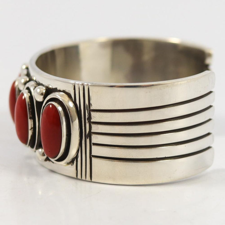 Coral Cuff by Leonard Nez - Garland's