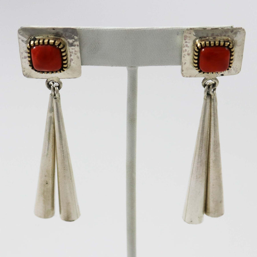 Coral Earrings by Edison Cummings - Garland's