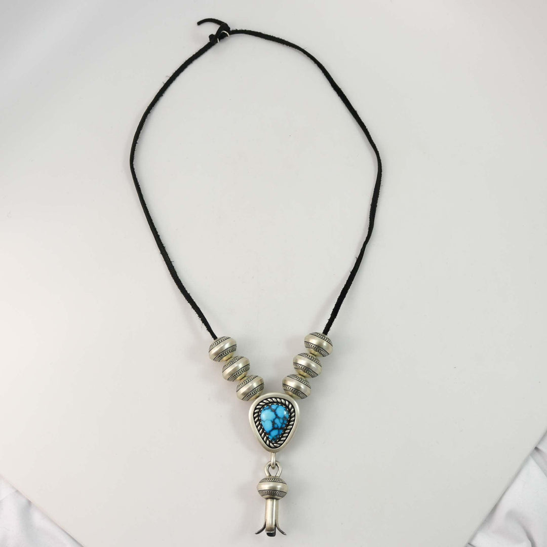 Egyptian Turquoise Squash Pendant by Trent Lee-Anderson - Garland's