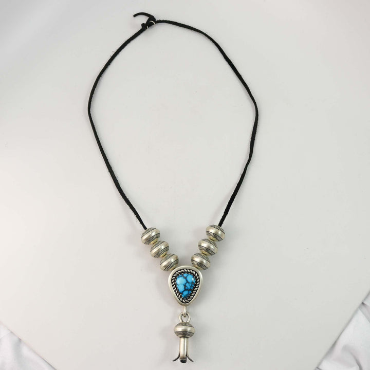Egyptian Turquoise Squash Pendant by Trent Lee-Anderson - Garland's