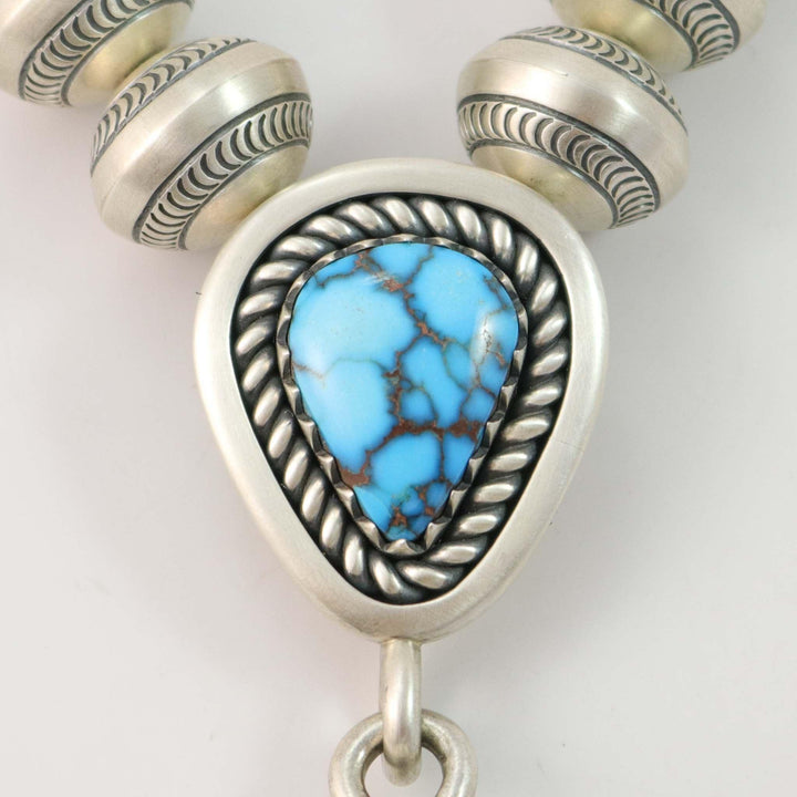 Egyptian Turquoise Squash Pendant by Trent Lee-Anderson - Garland's