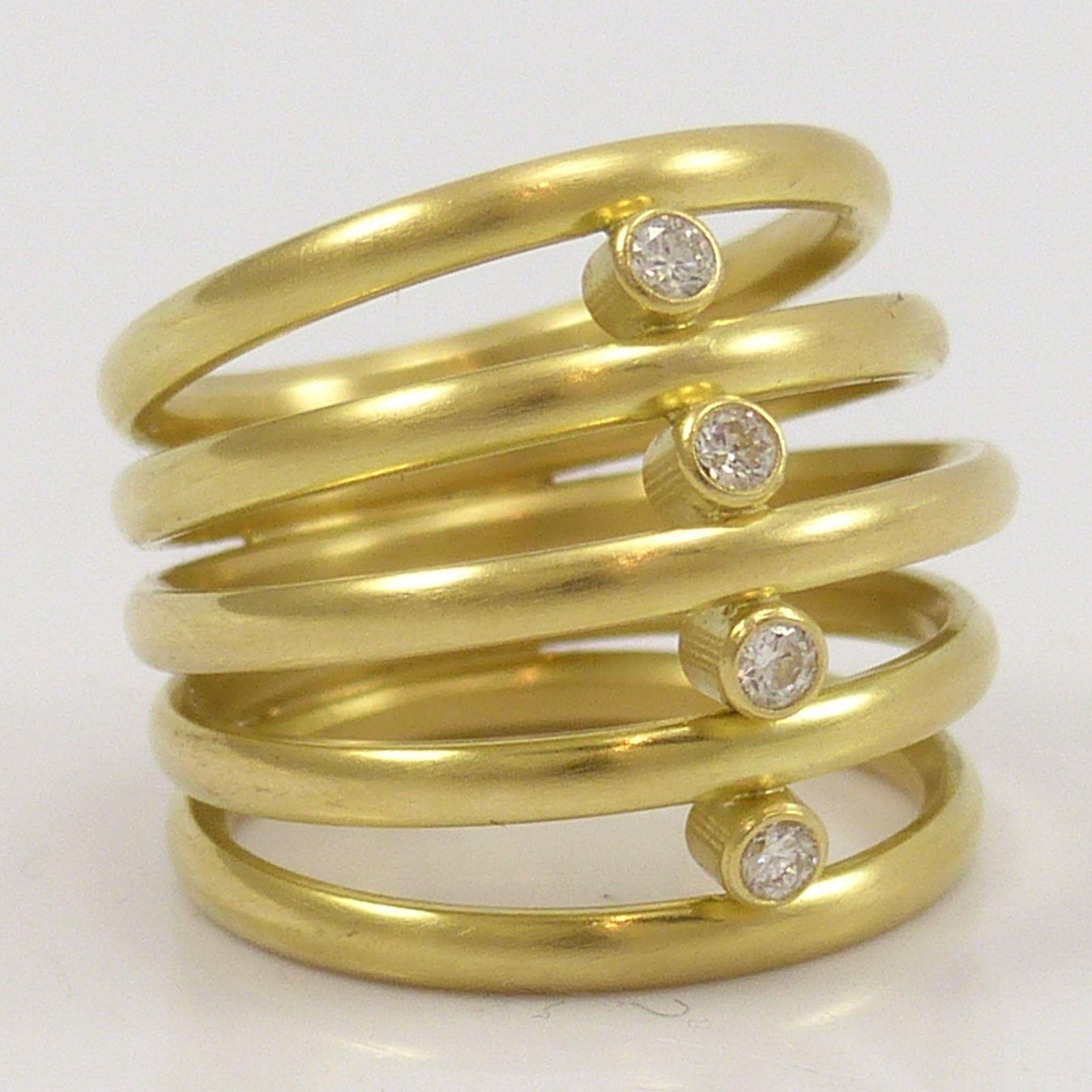 Gold and Diamond Ring by Maria Samora - Garland's