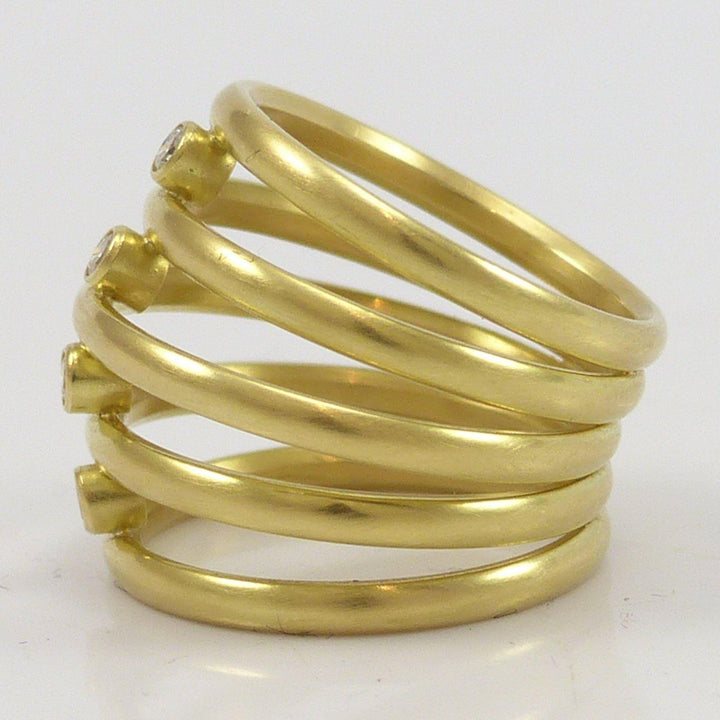 Gold and Diamond Ring by Maria Samora - Garland's