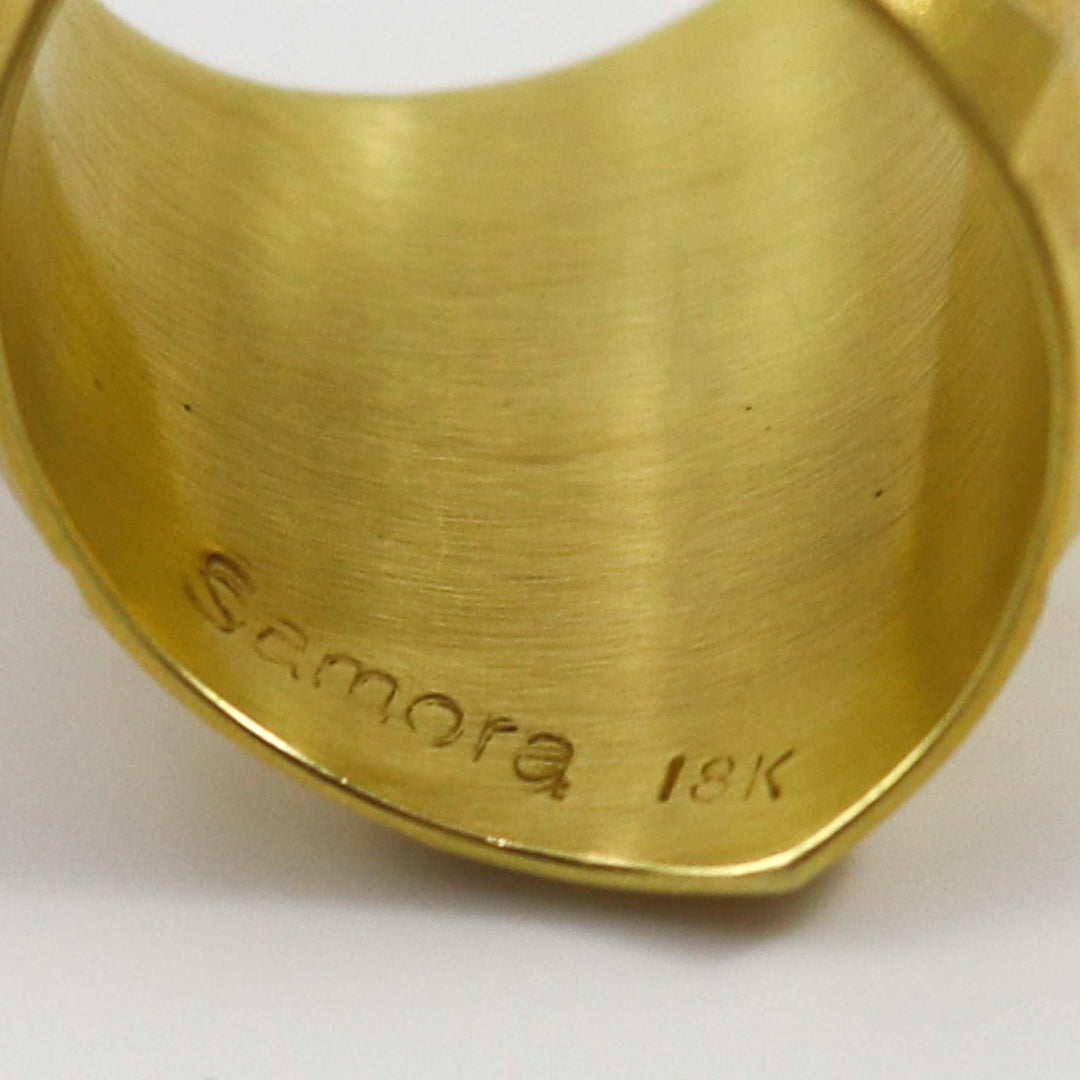 Gold Diamond Peak Ring by Maria Samora - Garland's