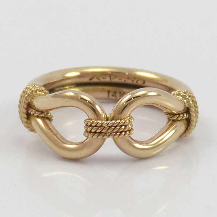 Gold Horse Whisper Ring by Steve Arviso - Garland's