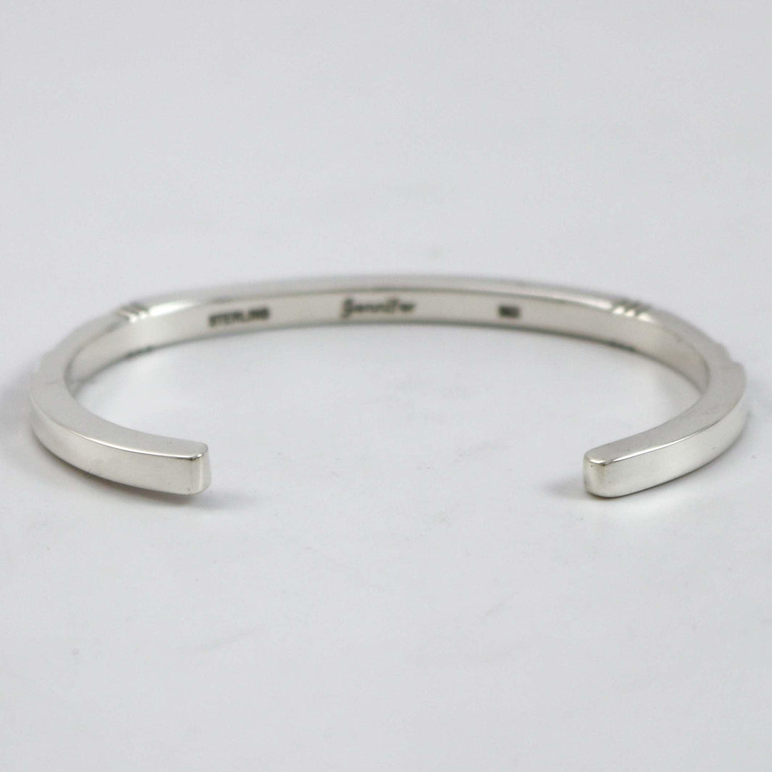 Gold on Silver Cuff by Jennifer Curtis - Garland's