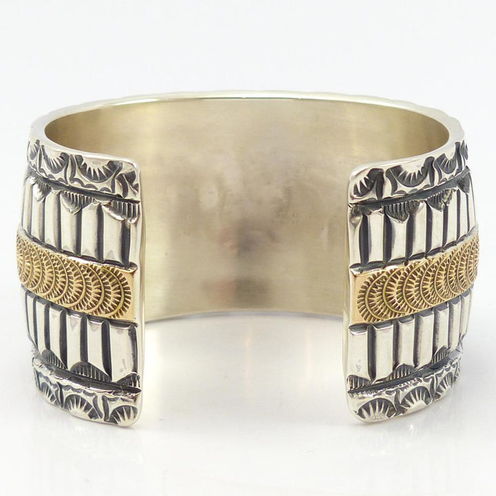 Gold on Silver Cuff by Marc Antia - Garland's