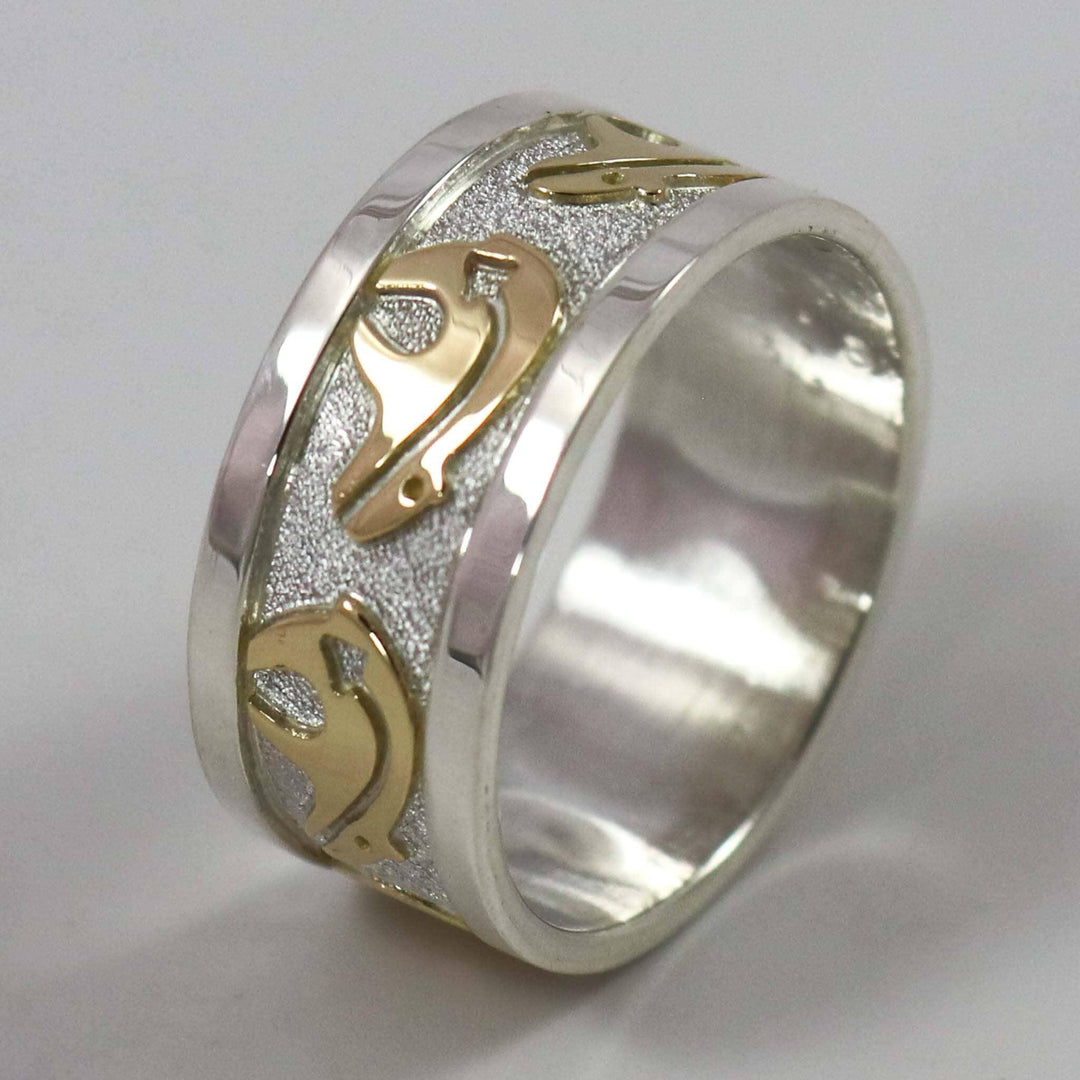 Gold on Silver Ring by Robert Taylor - Garland's