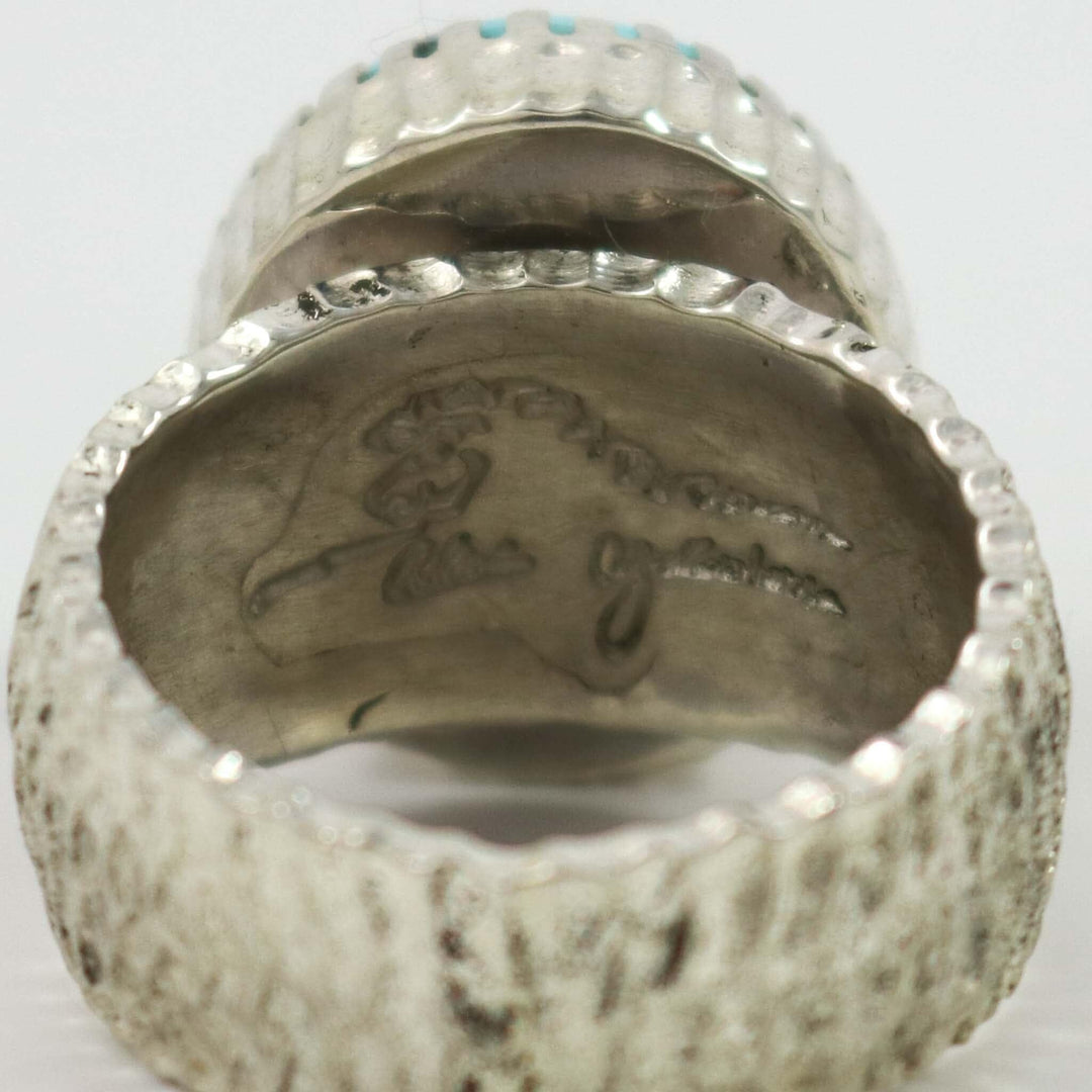 Hidden Valley Turquoise Ring by Alvin Yellowhorse - Garland's