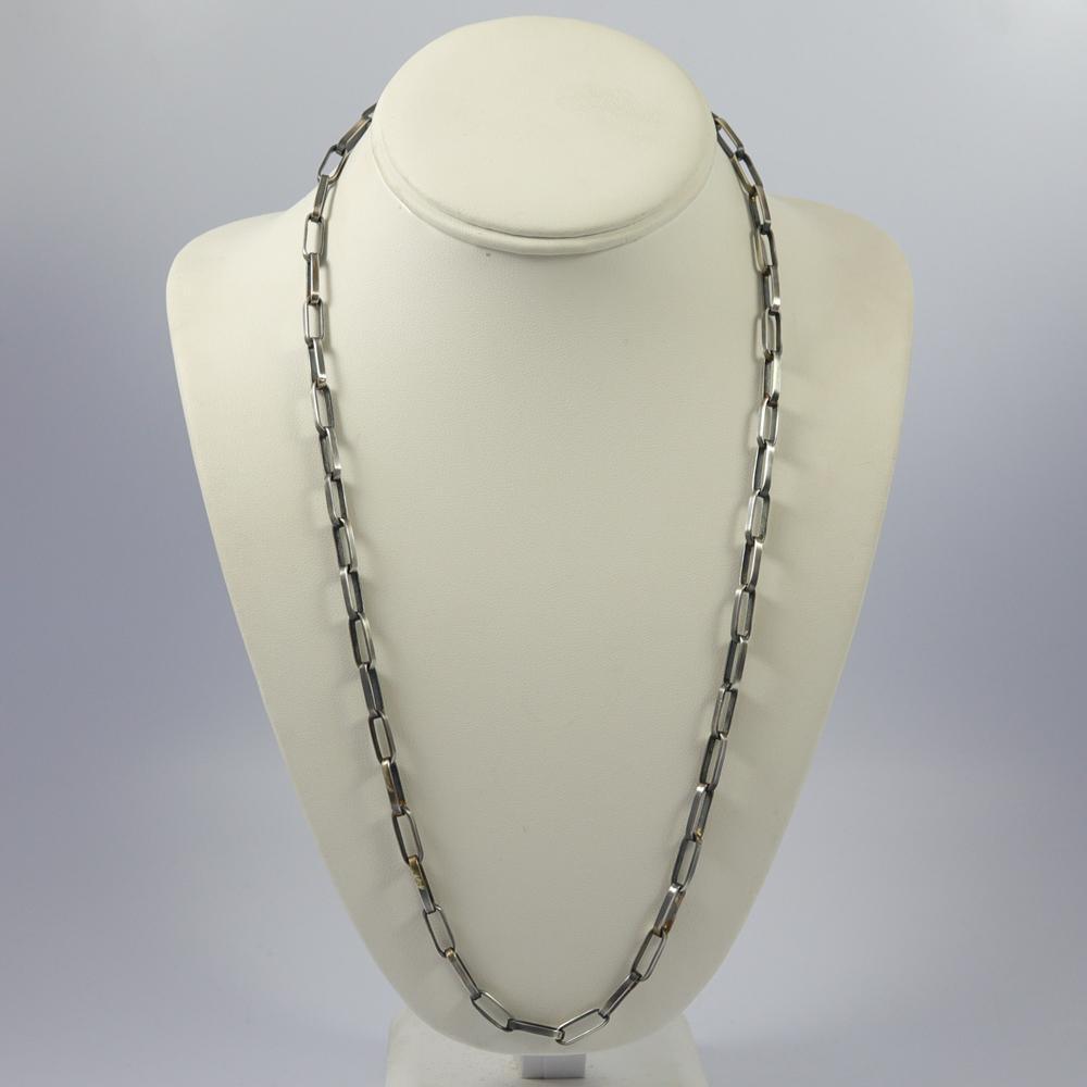 Hopi Chain Necklace (14ga., 24") by Loren Kootswatewa - Garland's