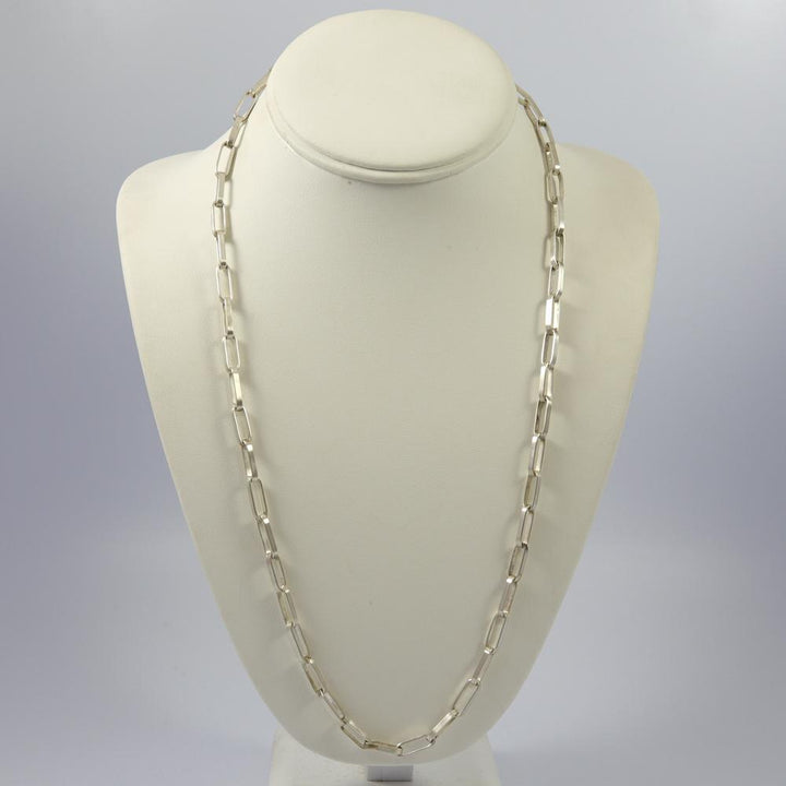 Hopi Chain Necklace (14ga., 24") by Loren Kootswatewa - Garland's