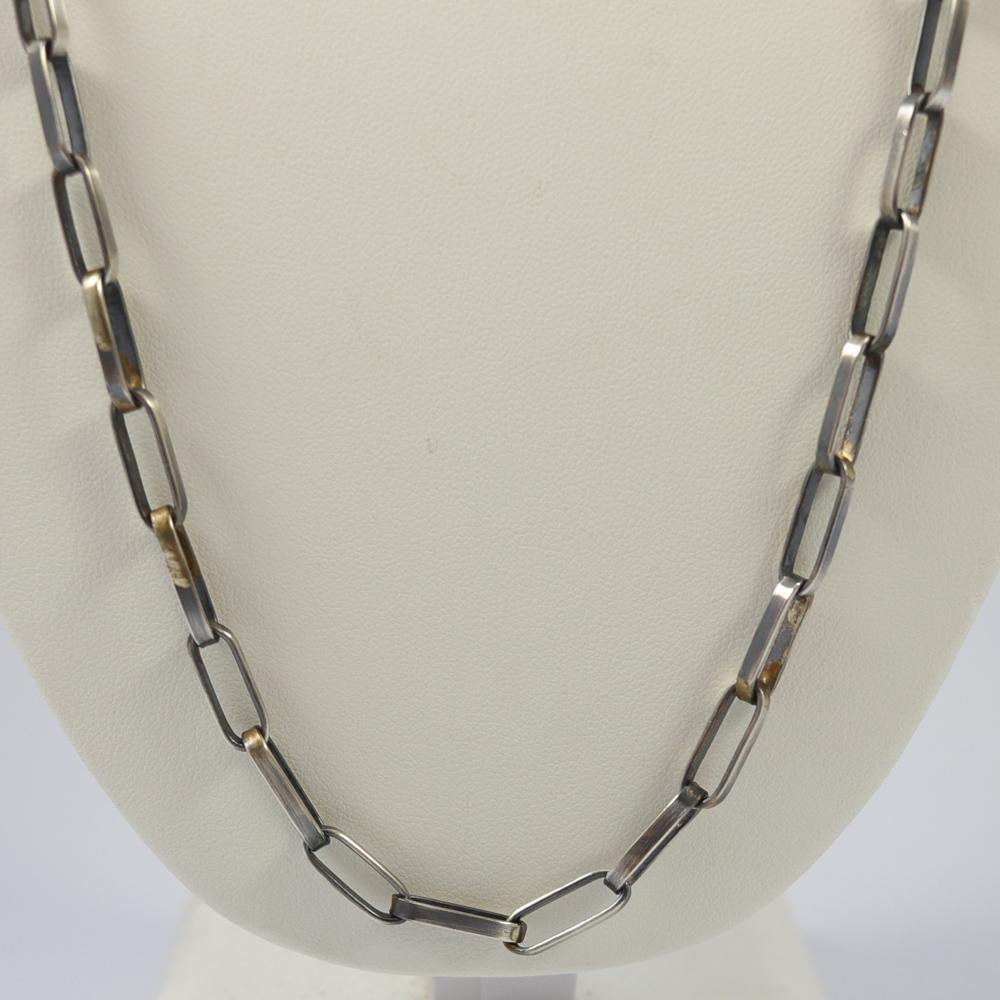 Hopi Chain Necklace (14ga., 24") by Loren Kootswatewa - Garland's